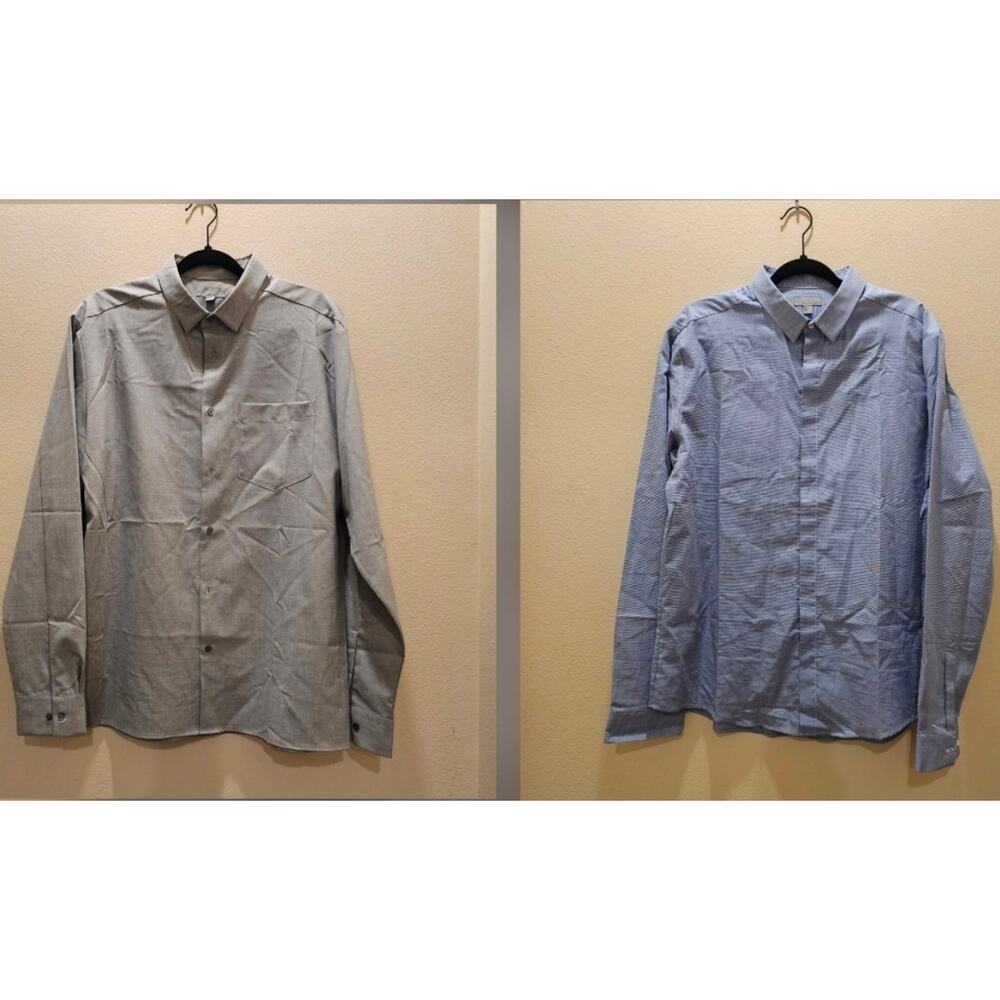 BUNDLE - NWOT COS Men's Long Sleeve Button Down Shirts Size 16.5